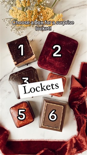 Six pretty lockets, which one would you choose? | Maejean Vintage