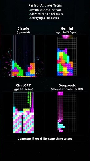 Can AI make Tetris SATISFYING? 🧱✨ (The Neon Test)