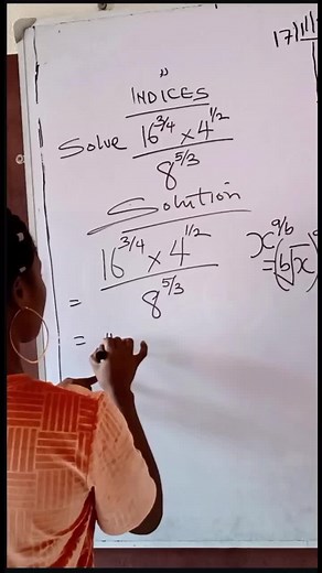 Maths tutorial on indices. #mathstutor #maths #mathematics