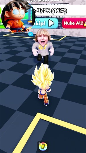 😈👦 GOKU Tries to Escape 67 KID’S | Goku Plays Roblox