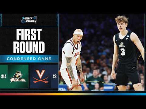 Virginia vs. Wright State - First round NCAA tournament extended highlights