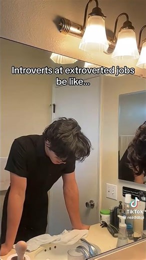 when an introvert does an extrovert job.