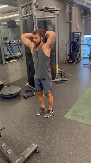 Banded Overhead Tricep Extension