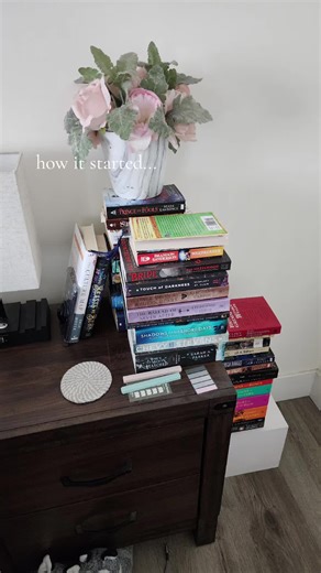 in love with my ever growing book collection. #bookshelftour #books #reader