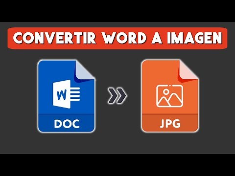 Como Convertir un Documento de Word a Imagen (SIN PROGRAMAS)