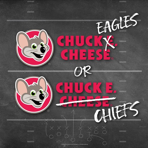 Chuck E. Cheese to change name depending on Super Bowl winner
