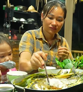 4.7K views · 170 reactions | Hand Harvesting Rice and Conventional Grain Separation Steamed Fish for a Warm Family Dinner - 05 #fypシ #cooking #food #family | Life Naturals | Facebook