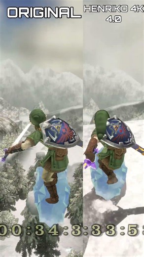 Dusk/Dusklight - Original vs Henriko 4K 4.0 - Twilight Princess PC Port