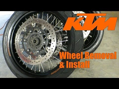 KTM Wheel Removal and Install | Back in the Garage