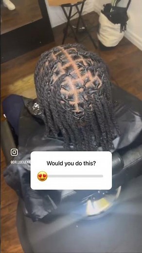 6 inch Human Hair Dreadlock Extension Installation by Dr.LocGenie