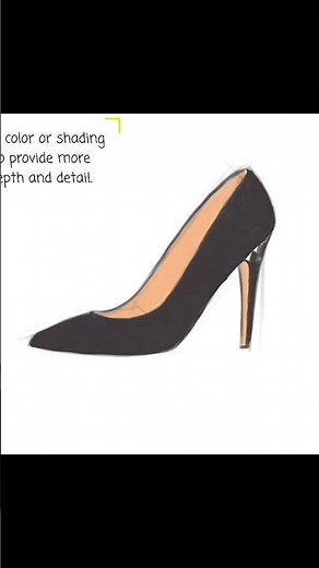 Easy Heel Drawing for Beginners 👠✍️ #fashiondesign #shorts #drawing #howtodraw