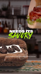 1.7K views | A dream in cookies and cream. Try the NEW OREO® Footlong Cookie. | Subway | Facebook