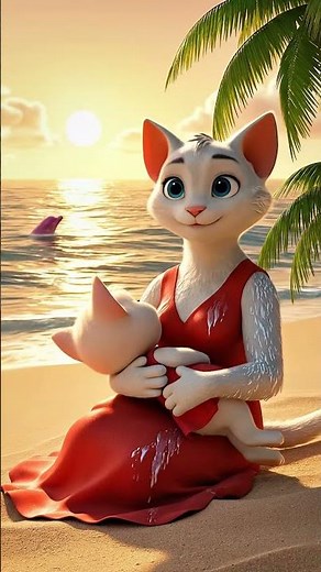 🌊 The Pink Dolphin Rescue – A Mother Cat’s Miracle Story 🐾