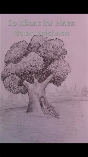 So könnt ihr einen Baum zeichnen✍️ #drawing #painting #art #draw #sketch #Baum #zeichnen lernen