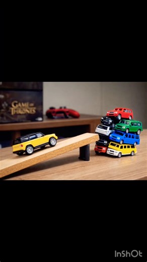 #viralvideo Magnet Power Car Jump! 🚗💥 Smashes All Cars Off the Bridge #shorts #video