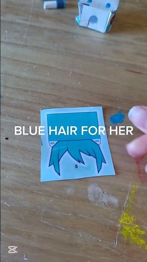 Making a Miku papercraft!! #hatsunemiku #crafts #craftideas #papercraft #diy #shortvideo #music #art