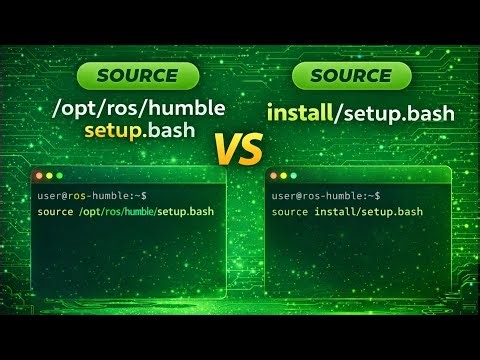 ROS2 Sourcing Explained | setup.bash vs install/setup.bash