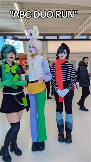 ABC Circus duo run only! ‪@rinskagamines‬ #dandysworld #roblox #cosplay #comiccon #meme #funny