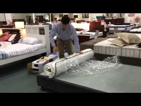 Unboxing The Boxed Rolled Up Pocket Coil Mattress From Sleep King