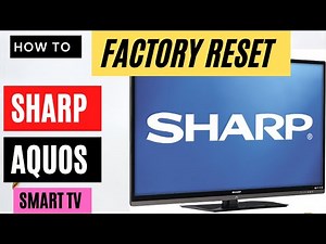 HOW TO RESET SHARP TV || FACTORY RESET SHARP SMART TV || CARA RESET SHARP AQUOS