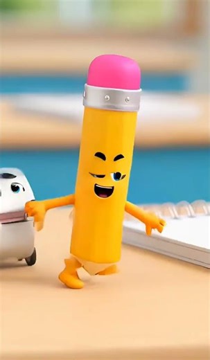 Pencil vs Monster! Who Wins? 😂 #shorts | Sticky Figure & Object Comedy #shorts