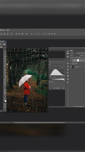 Creating Realistic Rain Effect in Photoshop #adobe #adobephotoshop #photoshop #tools #tutorial