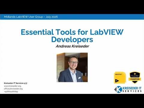 Essential Tools for LabVIEW Developers | Andreas Krieseder