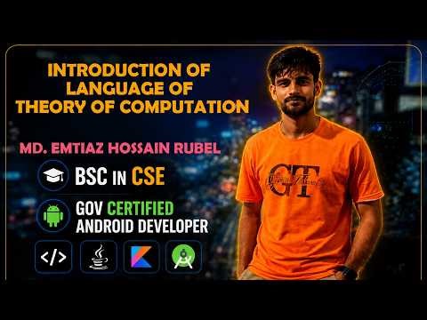 Introduction of language of Theory of Computation Explained Easily 🔥 Full Course for Beginners