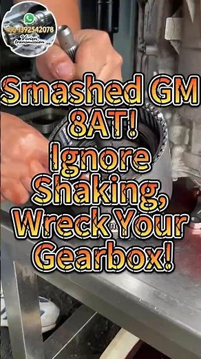 Cadillac ATS 8L45 Disaster Shattered Clutch Drum Wrecks Transmission #mechanics #gearbox