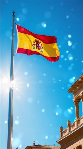 Spain 🇪🇸 Explained for Kids|Quick Country&Flag Facts 🌍 #kids #flag #spain #spainflag #country