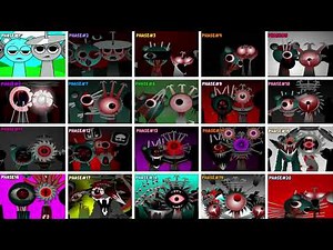 ALL SKY x CLUKR IN SPRUNKI INCREDIBOX - PHASE 1 VS ... PHASE 20