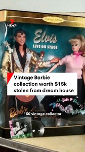 A vintage Barbie collection worth $15,000 has been stolen from a home in Victoria. It took their owner 12 years to collect them. #barbie #barbiedreamhouse #stolenbarbies #crime #returnbarbie #news #7NEWS | 7NEWS Australia
