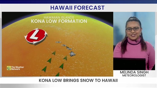Snow in paradise? Hawaii braces for a Kona low
