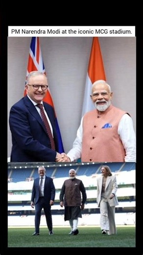 PM Narendra Modi Visits the Iconic MCG Stadium 🇮🇳🏏 | Historic Moment in Australia 🔥