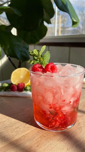 Mocktail Girlie | Tori Stobinski | Let’s make a honey raspberry mocktail! This recipe is SO easy, delicious and beautiful to look at. It’s simple to make and with... | Instagram