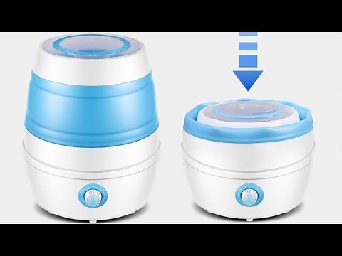 How to use Folding Washing Machine with Spin dryer 2020