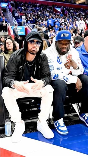 Rappers Pull Up Together Courtside 😳 (Eminem & 50 Cent, 21 Savage & Lil Durk, Etc.)