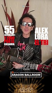 12 reactions | ¿Ya anda lista toda la banda chilanga de Chicago?  Bandita nos vemos en Aragon Ballroom este 22 de noviembre para disfrutar de Alex Lora “EL TRI” y sus invitados  ¡GET YOUR TICKETS! : Aragon Ballroom ️: https://concerts.livenation.com/.../04005F57A0330D4F... | Viva Tu Musica | Facebook