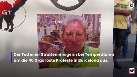 Straßenreinigerin stirbt bei fast 40 Grad: Proteste in Barcelona für Hitzeschutz