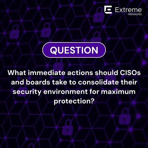  Cybersecurity should be foundational. Extreme Networks CISO Phil Swain shares how a unified security strategy and integration at the infrastructure level can help CISOs move beyond compliance and toward lasting resilience this #CybersecurityAwareness Month. Learn more in Data Centre Magazine: https://datacentremagazine.com/news/extreme-networks-why-networks-must-drive-cyber-resilience | Extreme Networks | Facebook