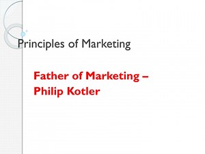 Principles of Marketing - SlideServe