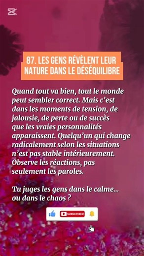 Les Gens Révèle leur nature dans le déséquilibre