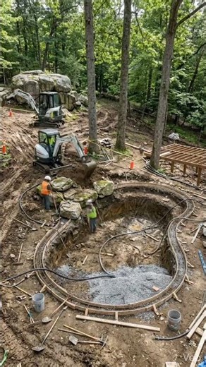 Hidden Forest Pool Transformation 🌿💧