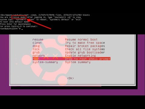 How To Boot Into Rescue Mode Or Emergency Mode In Ubuntu 22.04 / 20.04 / 18.04