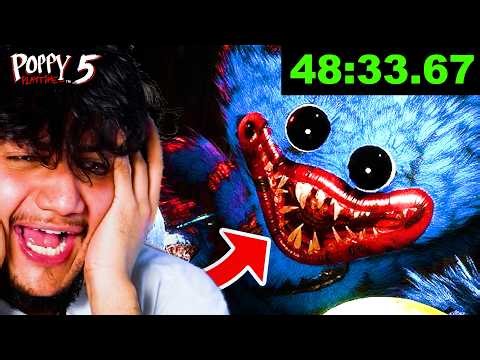 [WORLD RECORD] Poppy Playtime: Chapter 5 SPEED RUN Attempt!! 🏃😱 (NO GLITCHES)