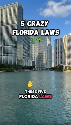 5 Florida Laws you won’t believe!!! #crazylaws #funfacts #florida