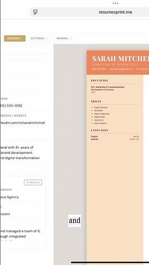 Online Resume Builder for Job Seekers | Create a CV in Minutes