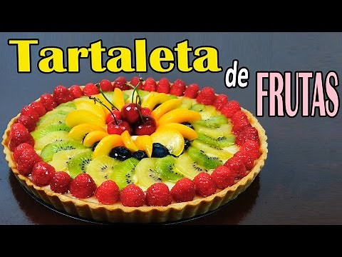 Tarta de frutas frescas con crema pastelera