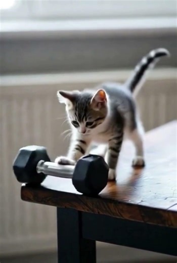 Will the dumbbell fall down?