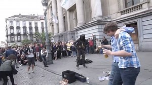 This amazing Reggae Busker covers No Woman, No Cry in Brussels. Credit: Jae-Seok Kim in City of Brussels. | Music Traveler
